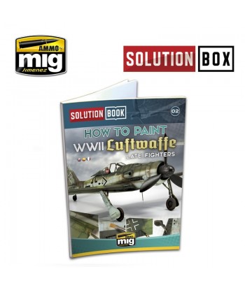 WWII LUFTWAFFE LATE FIGHTERS SOLUTION BOOK (Multilingual)