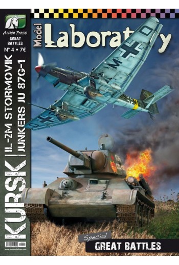 Model Laboratory 04 - Grandes Batallas: Kursk - Junkers Ju 87G-1 - IL-2M Stormovik (EN)