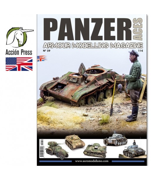 English Version Euro Modelismo Panzer Aces Magazine Issue No.33 